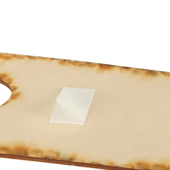 Miarka wzrostu drewniana żyrafa 125 cm żółta