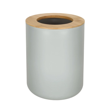 Zestaw łazienkowy szczotka do WC dozownik mydła mydelniczka kubek 6 elementów szary