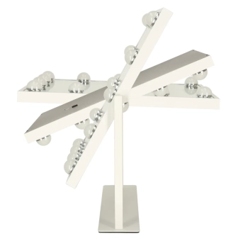 Lusterko do makijażu kosmetyczne podświetlane 12 LED Hollywood z 12 żarówkami USB 30 x 40 cm