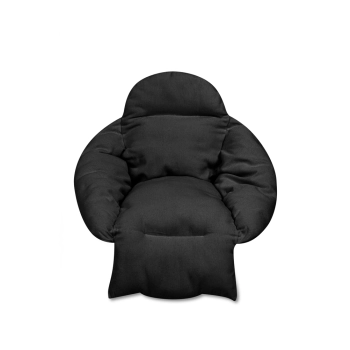 Poduszka LULILO na huśtawkę wiszącą bocianie gniazdo XXL czarna