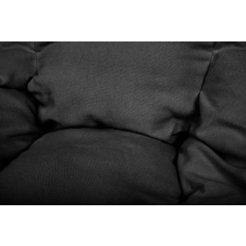 Poduszka LULILO na huśtawkę wiszącą bocianie gniazdo miękka czarna