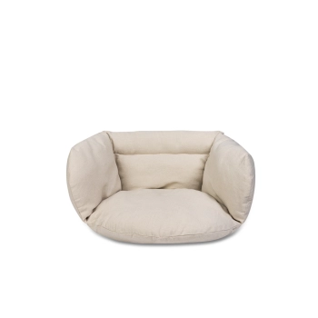 Poduszka LULILO na huśtawkę wiszącą bocianie gniazdo miękka ecru