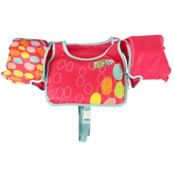Kamizelka piankowa z rękawkami do pływania kapok dla dzieci 3-6 lat 19-30 kg BESTWAY 32174 różowa