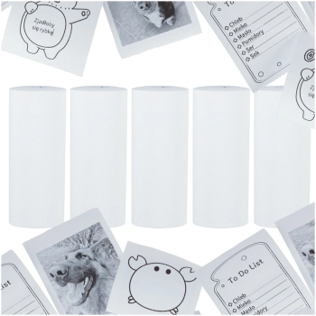 Rolki termiczne papier do drukarki aparatu 5,7cm x 4,5m 5 sztuk