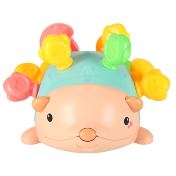 Jeżyk sensoryczny edukacyjny montessori wyjmowane kolce niebieski