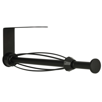 Wieszak uchwyt na ręcznik papierowy kuchenny obrotowy loft czarny