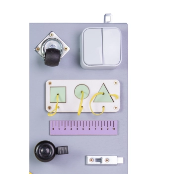 Tablica manipulacyjna drewniana szara 50 x 37,5 cm