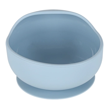 Naczynia silikonowe dla dzieci niemowląt krab zestaw 9 elementów niebieskie