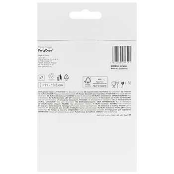 Dekoracje do muffinek babeczek - Bocian 11cm-12cm 7 sztuk