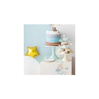 Dekoracje do muffinek babeczek - Wieloryb 11cm-13,5cm 7 sztuk