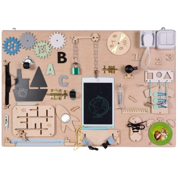 Tablica manipulacyjna drewniana 75 x 50 cm