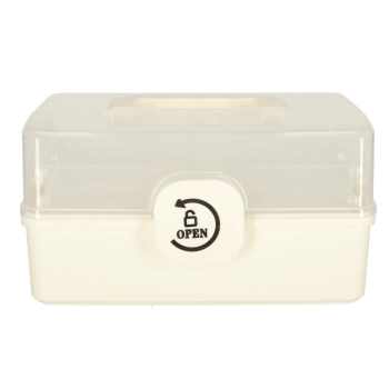 Organizer na leki pojemnik pudełko kasetka apteczka duży XL na zamek skrzynka 29x16x15cm
