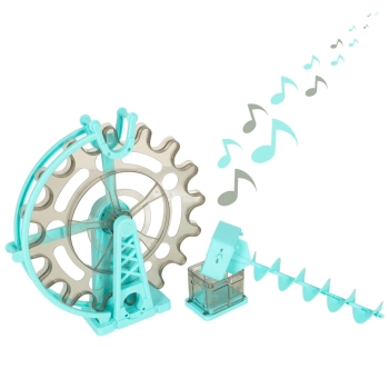 Klocki magnetyczne magnetic sticks marble tor kulkowy z dźwiękiem muzyką grający 118 elementów