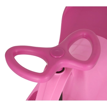 Jeździk grawitacyjny LED Swing Fix S3 świecące koła różowy