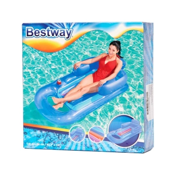 Materac dmuchany fotel BESTWAY 43028 niebieski