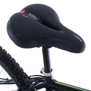 Siodełko rowerowe RALLEX sportowe wygodne pianka elastyczna lampka LED