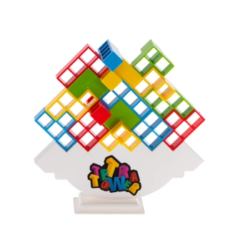 Gra zręcznościowa montessori gra logiczna układanka balansująca klocki tetris