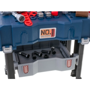 Warsztat zestaw majsterkowicza stolik + narzędzia 65el.