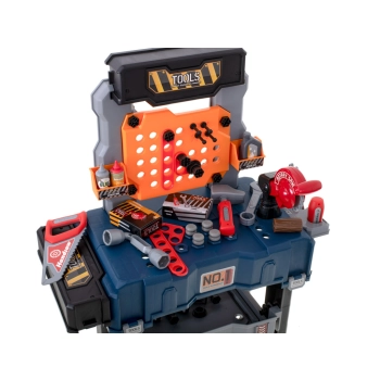 Warsztat zestaw majsterkowicza stolik + narzędzia 65el.