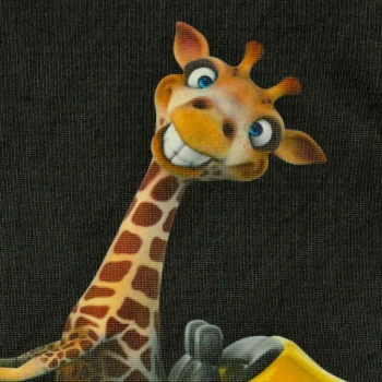 Kurtyna statyczna przeciwsłoneczna osłona okna samochodu żyrafa zestaw 2 szt.