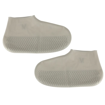 Nakładki przeciwdeszczowe na buty ochraniacze nieprzemakalne przeciwdeszczowe kalosze M szare roz. 35-38