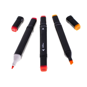 Markery dwustronne alkoholowe w etui 168 sztuk