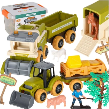 Farma traktor maszyny rolnicze ciągnik do skręcania zwierzęta wkrętarka