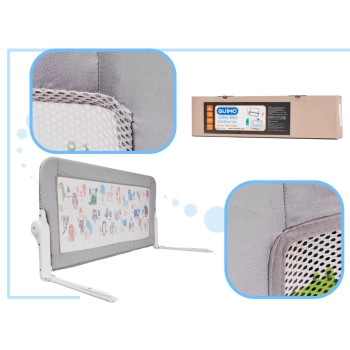 Barierka osłona ochronna do łóżka otwierana 90cm zwierzęta