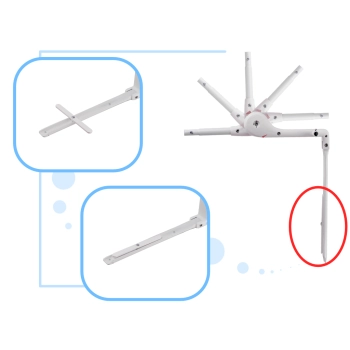 Barierka osłona ochronna do łóżka otwierana 120cm szara