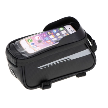 Torba rowerowa sakwa wodoodporna uchwyt na telefon