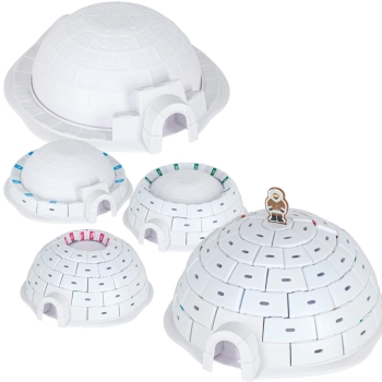 Gra zręcznościowa zbuduj igloo pingwiny