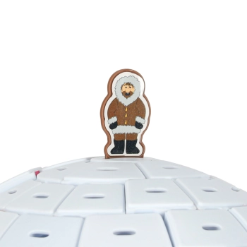 Gra zręcznościowa zbuduj igloo pingwiny