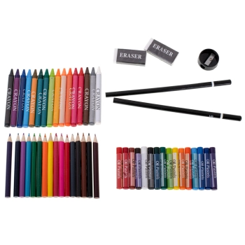 Zestaw plastyczny do malowania walizka 123el