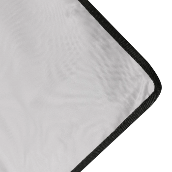 Mata plażowa składana z oparciem leżak składany 2w1 szary torba