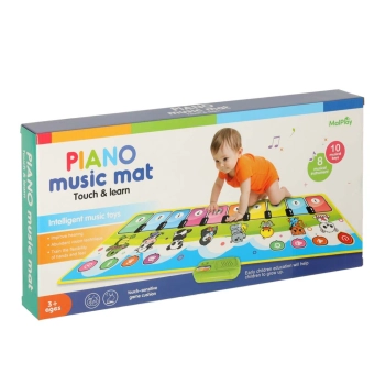 Mata muzyczna interaktywna pianinko z nagrywaniem