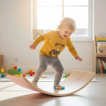 Deska do balansowania z filcem LULILO AJLO różowy