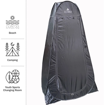 Namiot prysznic przebieralnia przenośne wc czarny