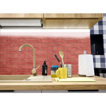 Folia rolka samoprzylepna okleina tapeta cegła 1,22x50m