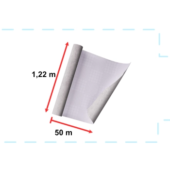Folia rolka samoprzylepna okleina tapeta niebiesko-szary cement 1,22x50m