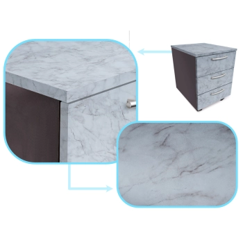 Folia rolka samoprzylepna okleina tapeta szary marmur 1,22x50m