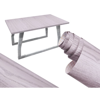 Folia rolka samoprzylepna okleina tapeta dąb srebrno-szary 1,22x50m