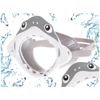 Maska do nurkowania gogle dla dzieci na oczy i nos rekin