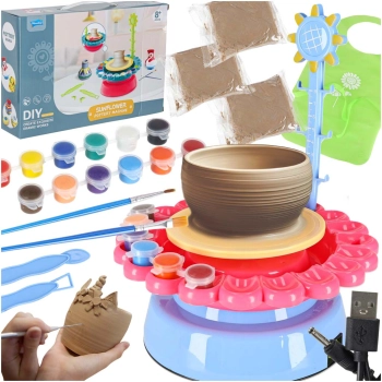 Koło garncarskie maszyna do ceramiki z gliną i farbami 600g