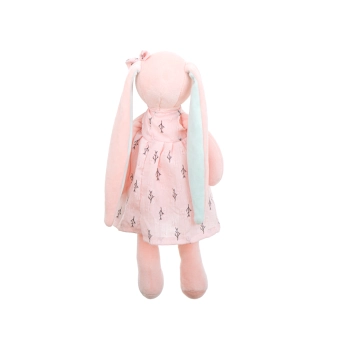 Maskotka pluszowa królik różowy 35cm