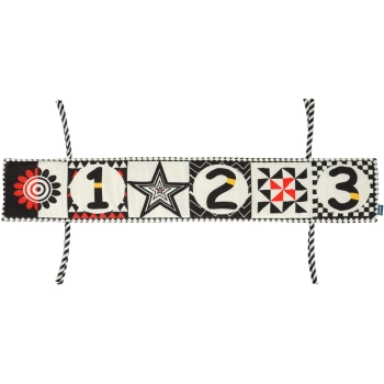 Ochraniacz do łóżeczka mata sensoryczna książeczka książka kontrastowa miękka