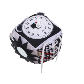 Kostka edukacyjna sensoryczna kontrastowa dotykowa