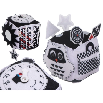 Kostka edukacyjna sensoryczna kontrastowa dotykowa