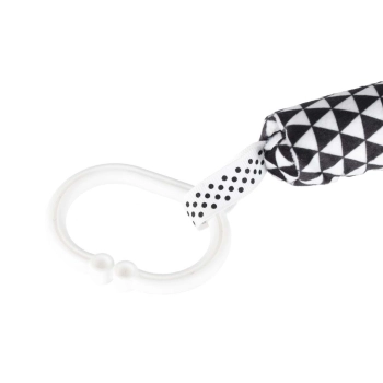 Grzechotka zawieszka sensoryczna kontrastowa sowa