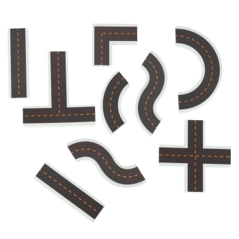 Zabawka do kąpieli wanny wodna dla dzieci naklejki piankowe autka ulica puzzle 23 el.