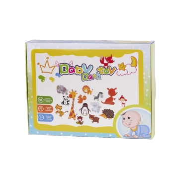 Zabawka do kąpieli wanny wodna dla dzieci naklejki piankowe zwierzątka 18 el.